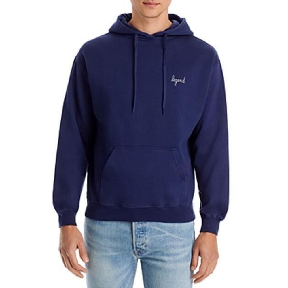 Maison Labiche Reaumur Legend Pullover Logo Hoodie Navy Size M 2193